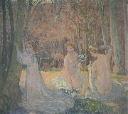 Maurice Denis Spring Landscape with Figures oil painting picture wholesale
